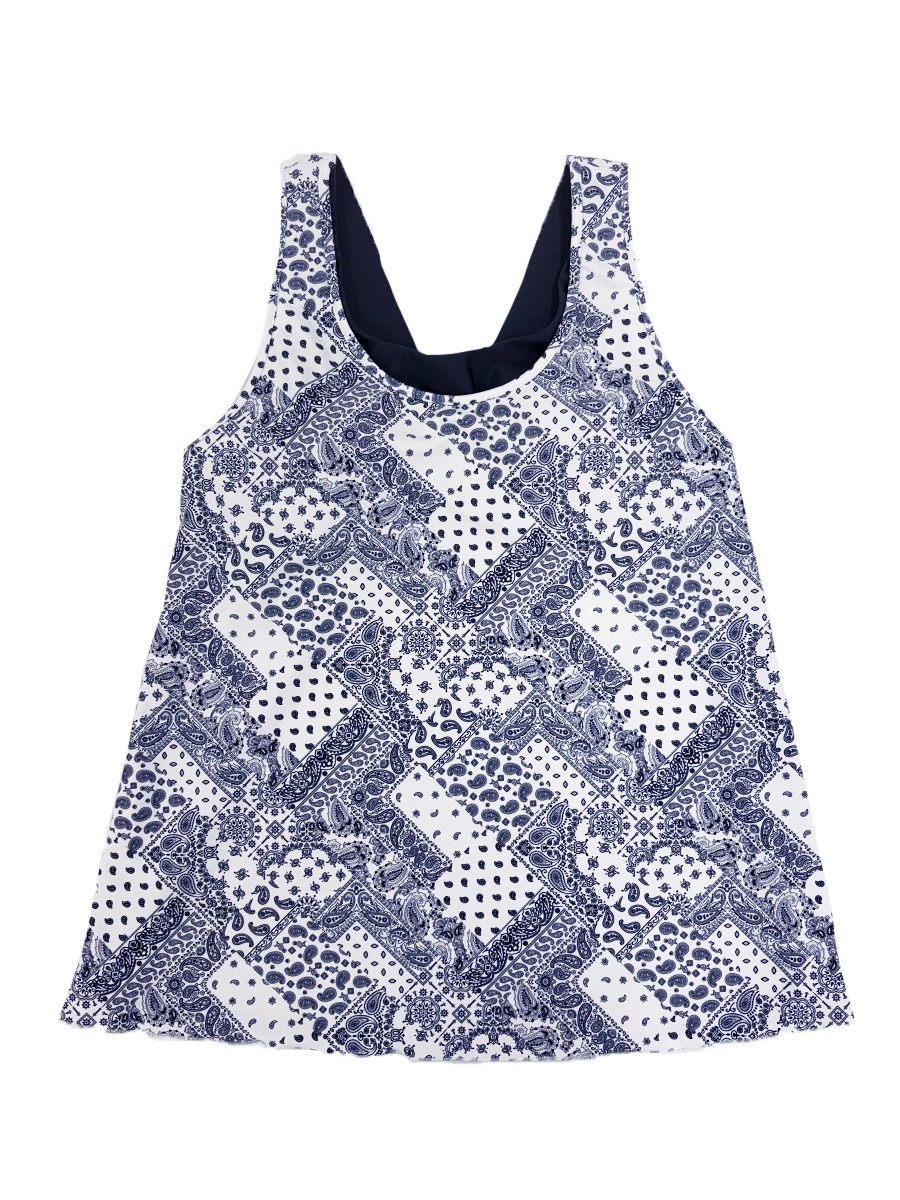 バンダナプリントレイヤードタンクブラトップス(263033)｜ヨガ